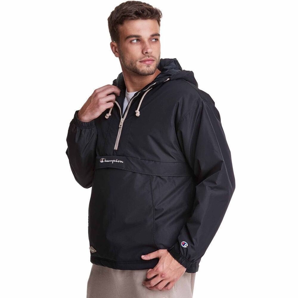 Champion Filled Stadium Anorak pullover jacket coat men’s medium